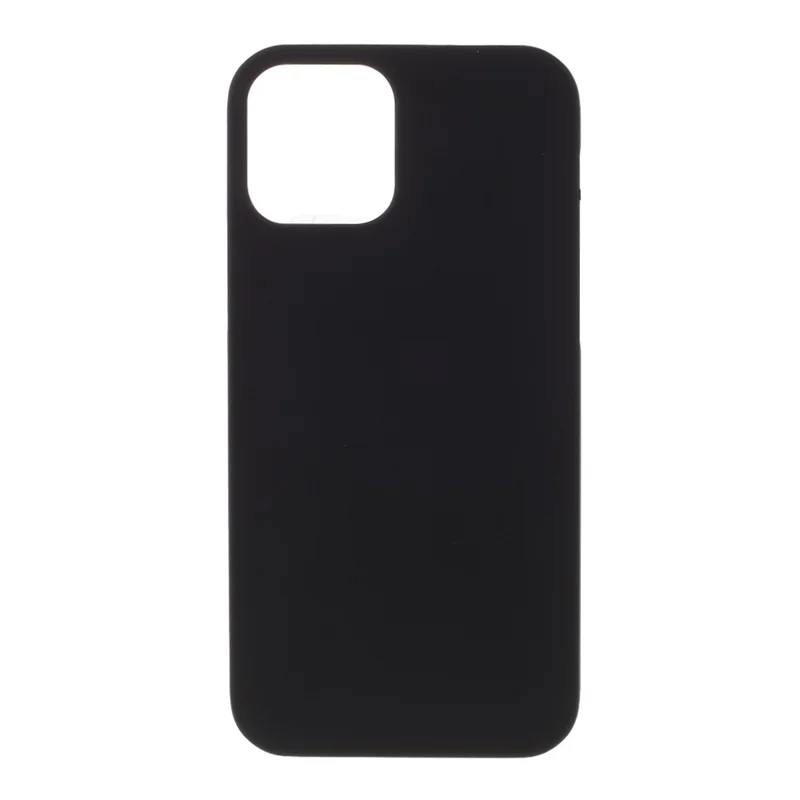 Rubberized Hard PC Case Protective Shell for iPhone 12 - Black