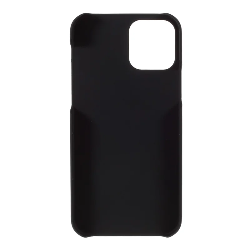 Rubberized Hard PC Case Protective Shell for iPhone 12 - Black