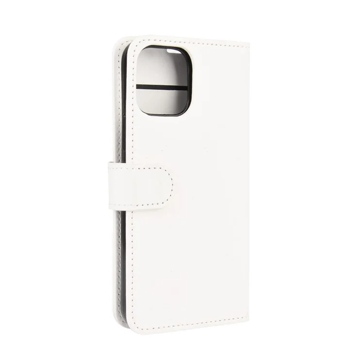 Crazy Horse Wallet en Cuir Support Case de Téléphone Portable Pour Iphone 12 - Blanche