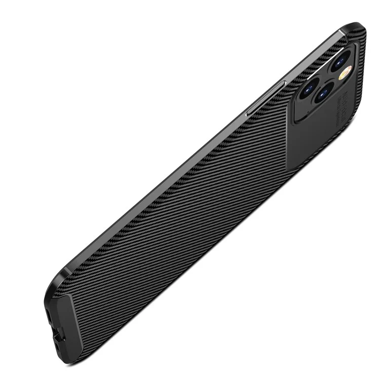 Carbon Faserhautkoffer Drop-sof-tpu-schale Für Iphone 12 Pro 6,1 Zoll - Schwarz