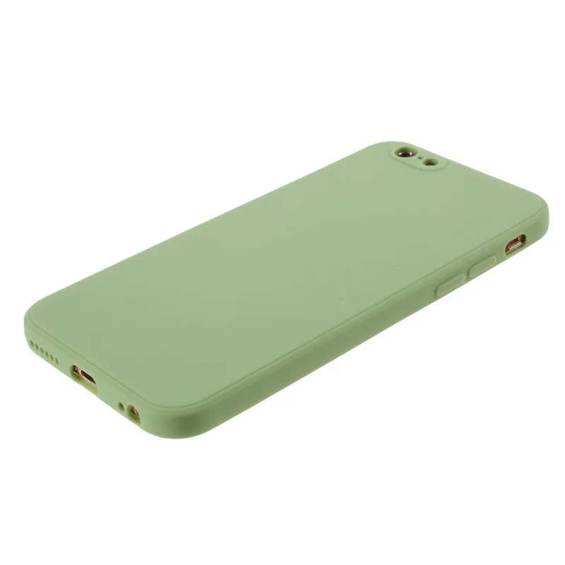 Capa de Telefone de Silicone Macia de Pele Fosca Para Iphone 6/6s 4,7 Polegadas - Luz Verde