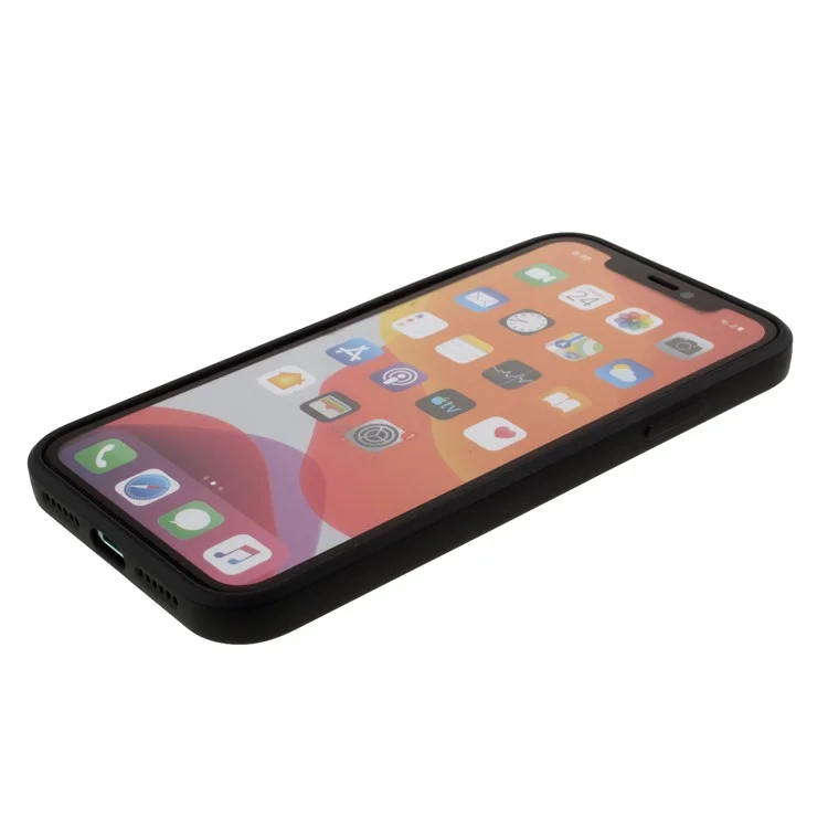 Pure Colour Matte Soft TPU Cover Phone Case für iPhone 11 6.1 Zoll - Schwarz