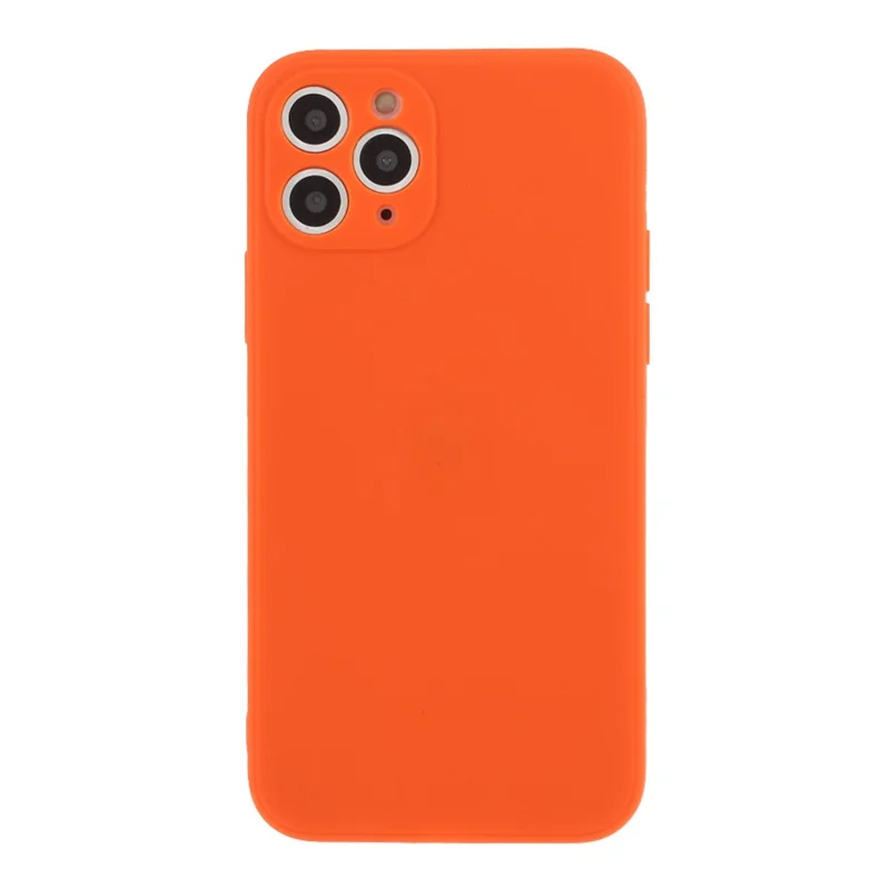 Matte Skin Soft Silicone Phone Case for iPhone 11 Pro 5.8-inch - Orange