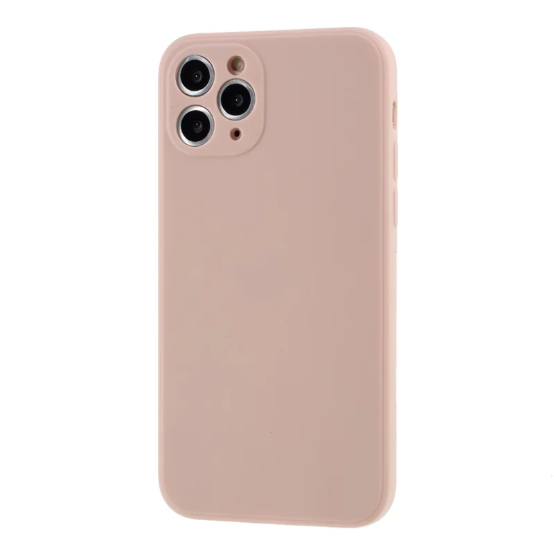 Matte Skin Soft Silicone Phone Case for iPhone 11 Pro 5.8-inch - Pink