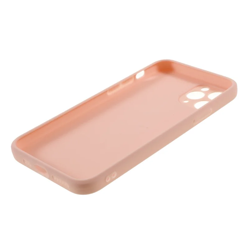 Matte Skin Soft Silicone Phone Case for iPhone 11 Pro 5.8-inch - Pink