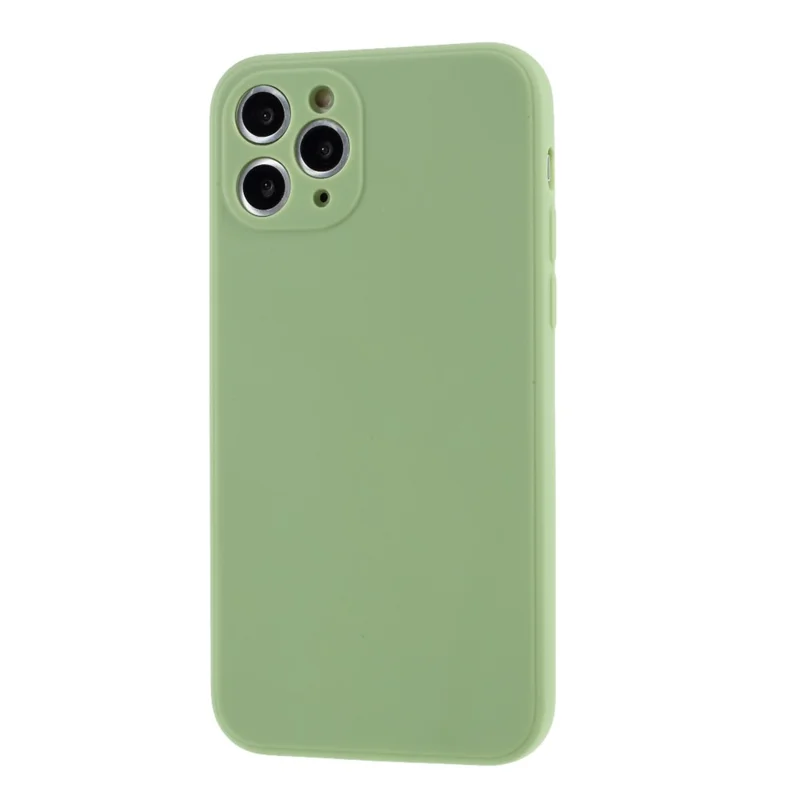 Matte Skin Soft Silicone Phone Case for iPhone 11 Pro 5.8-inch - Light Green