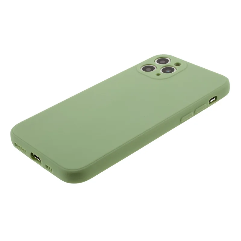Matte Skin Soft Silicone Phone Case for iPhone 11 Pro 5.8-inch - Light Green