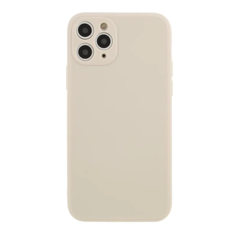 Matte Skin Soft Silicone Phone Case for iPhone 11 Pro 5.8-inch - Beige
