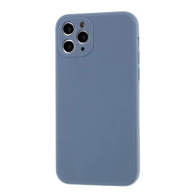 Matte Skin Soft Silicone Phone Case for iPhone 11 Pro 5.8-inch - Dark Blue