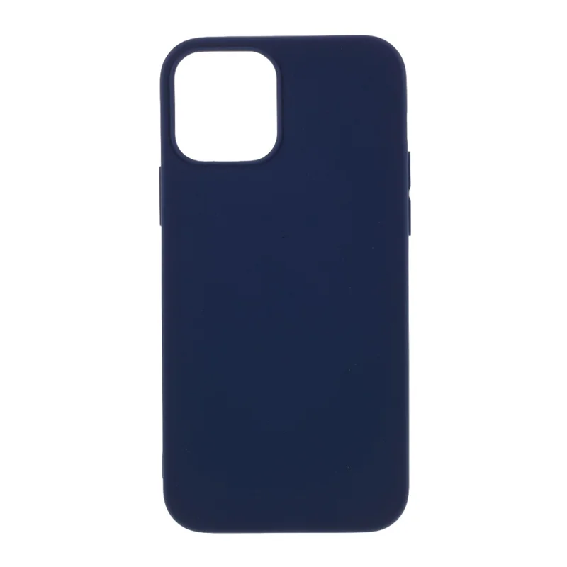 Matte Skin TPU Protective Case for iPhone 12 mini - Dark Blue