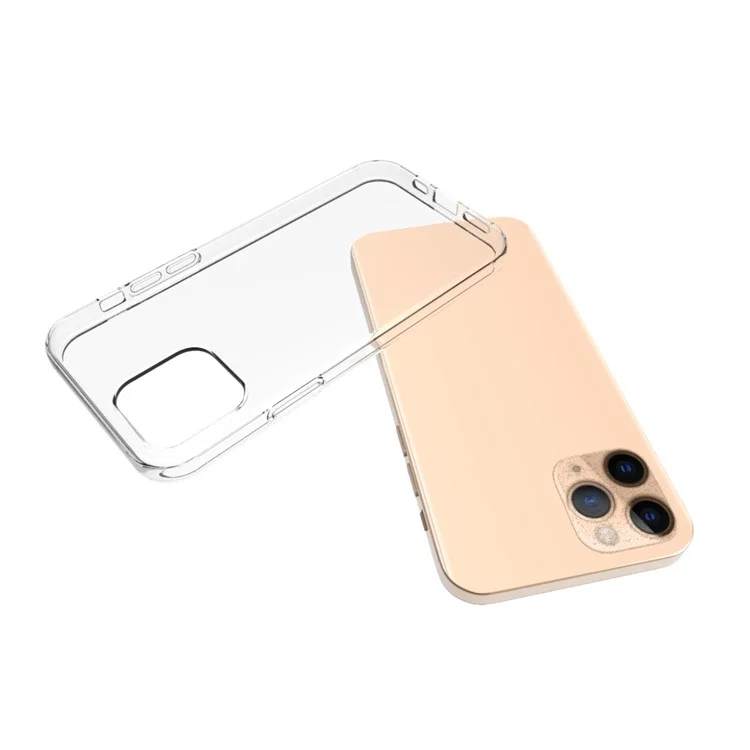 10Pcs/Pack Clear TPU Soft Phone Shell with Non-slip Inner for iPhone 12 mini