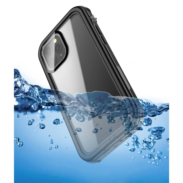 For iPhone 12 6.1 inch IP68 Waterproof Phone Case Drop-resistant Shockproof Mobile Phone Cover