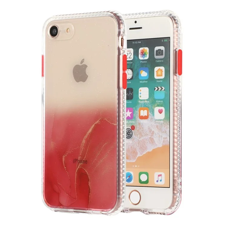 Стильный чехол из TPU с мраморным узором для iPhone SE (2020) / SE (2022) / 7/8 4.7 дюйма - Стиль B