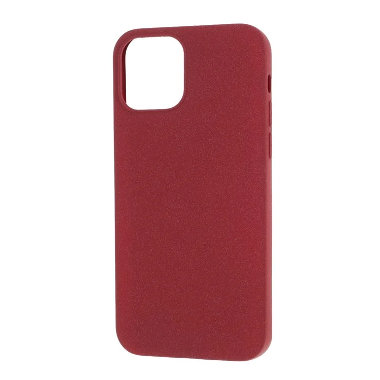 Double-sided Matte TPU Shell (3 Camera Lens Edition) for iPhone 12 Pro/12 - Red