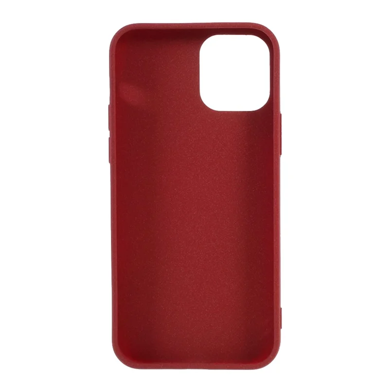 Double-sided Matte TPU Shell Case for iPhone 12 mini - Red