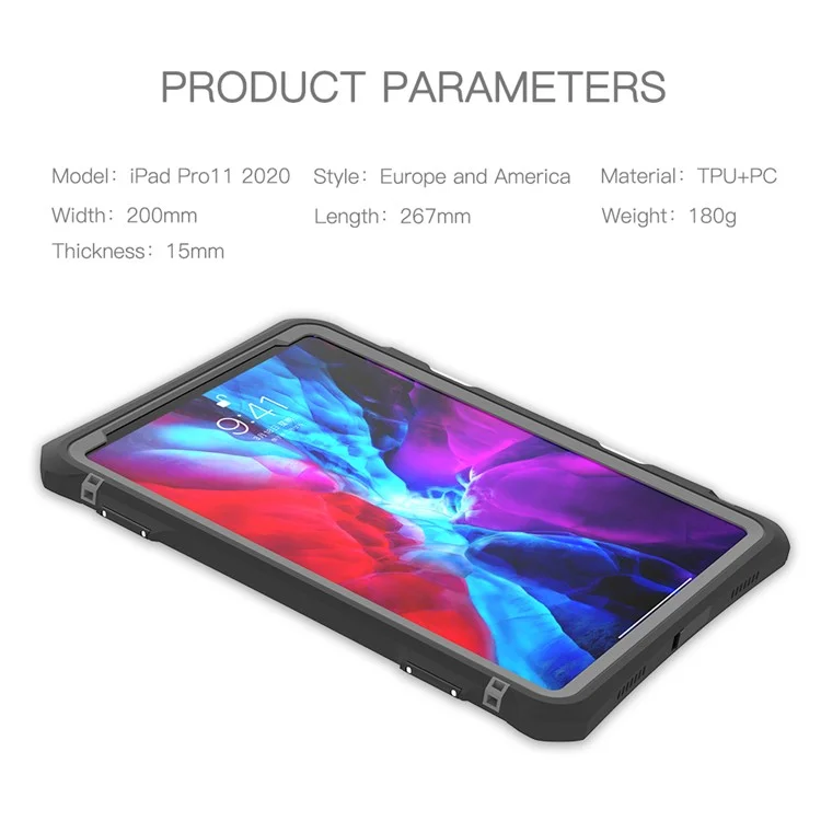 IP68 Couverture de Tablette Imperméable Imperméable IP68 Pour L'ipad Pro 11 Pouces (2020) / (2022) / (2021)