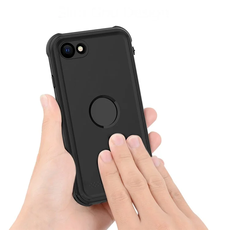 Étui étanche IP68 antichoc anti-poussière pour iPhone SE (2020) / (2022) - Noir