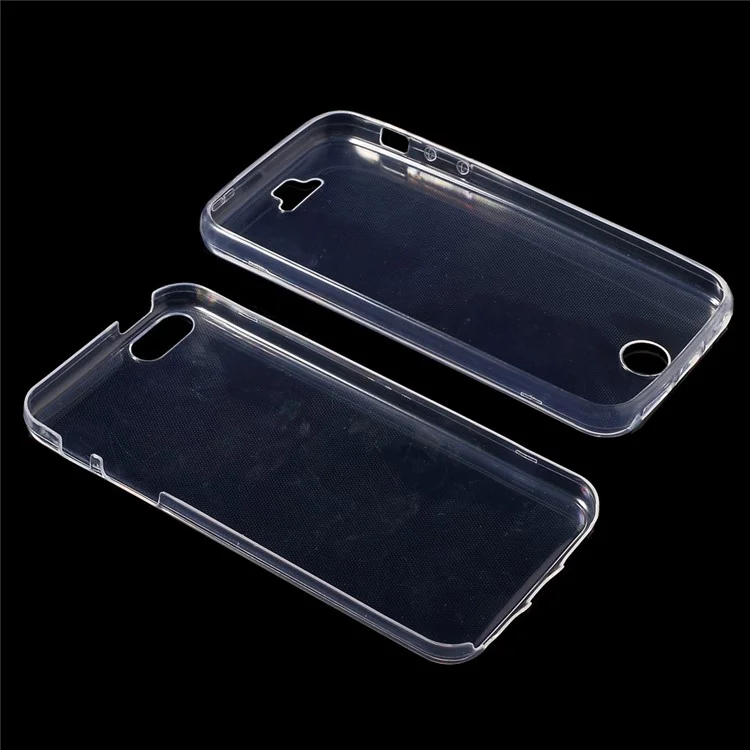 Touchable Screen Clear Soft TPU Case for iPhone SE/5s/5 - Transparent