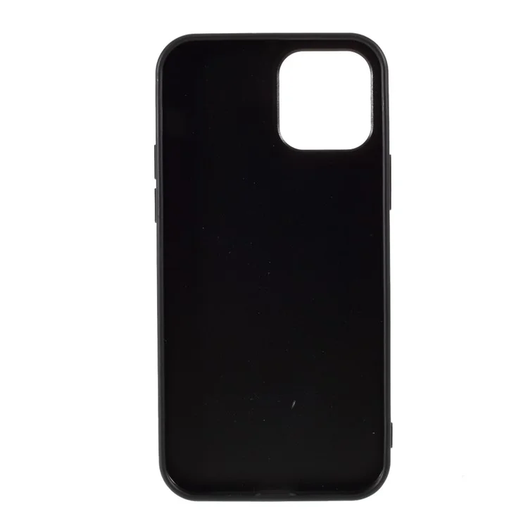 X-LEVEL Vintage Style PU Leather Coated TPU Phone Shell for iPhone 12 Pro/12 - Preto
