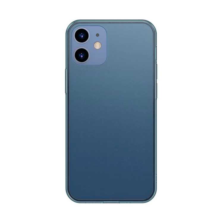 Baseus Glass Matte Merly Glass+TPU Tampa Para Iphone 12 Mini - Azul