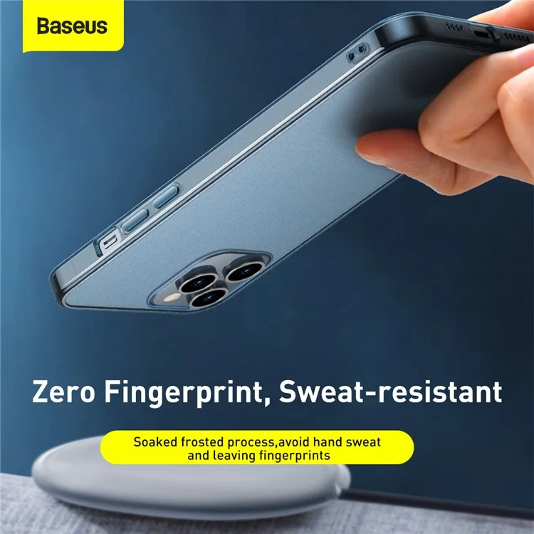 BASEUS Matte Skin Tempered Glass+TPU Cover for iPhone 12 mini - Blue