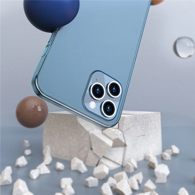 Baseus Vetro Temperato Per Pelle Opaca+copertura Tpu Per Iphone 12 Mini - Blu