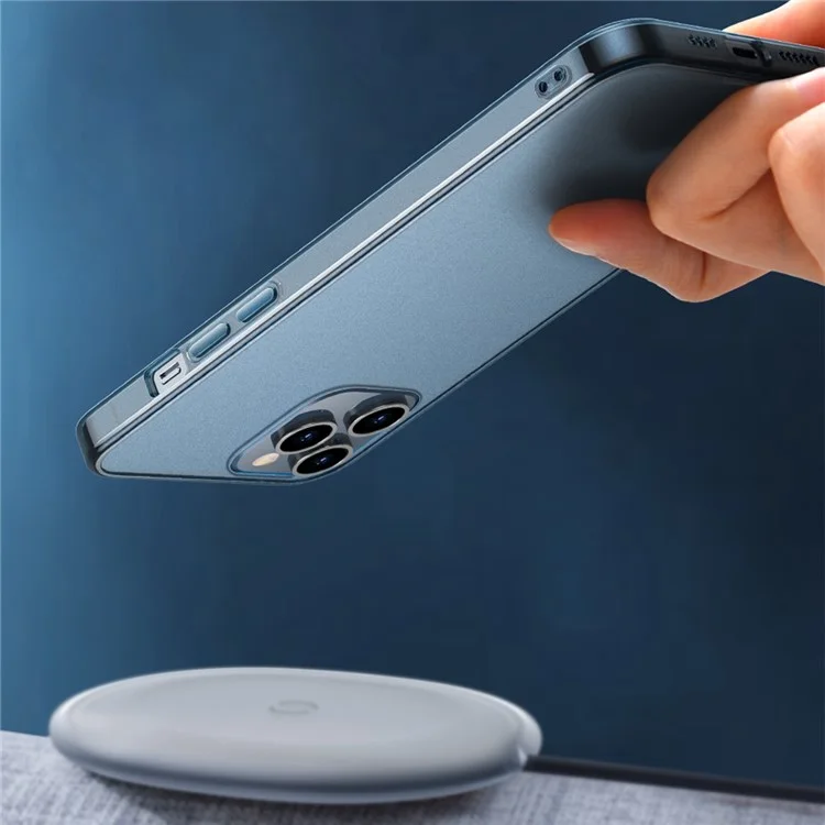 BASEUS Matte Skin Tempered Glass+TPU Cover for iPhone 12 mini - Blue