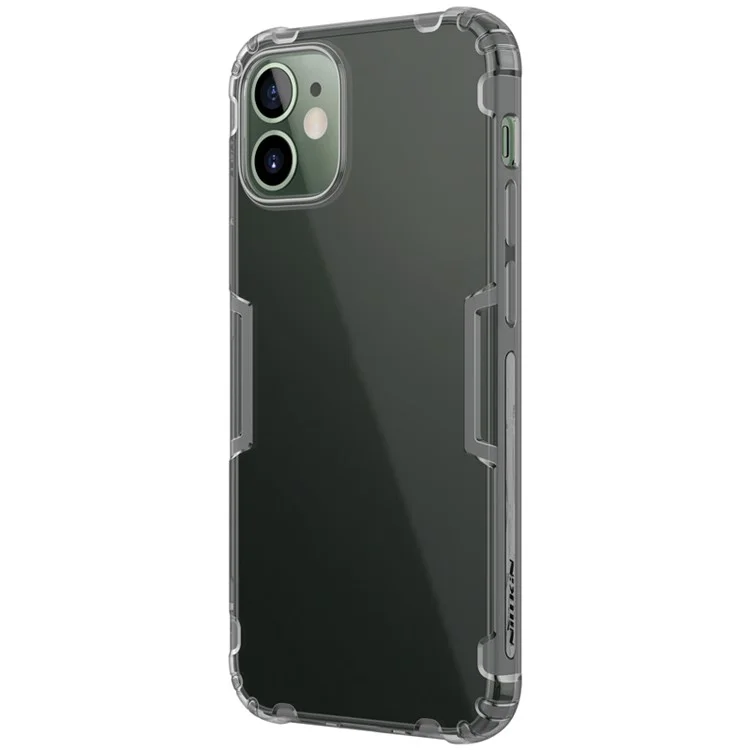 NILLKIN Nature Shockproof TPU Clear Case for iPhone 12 mini - Grey