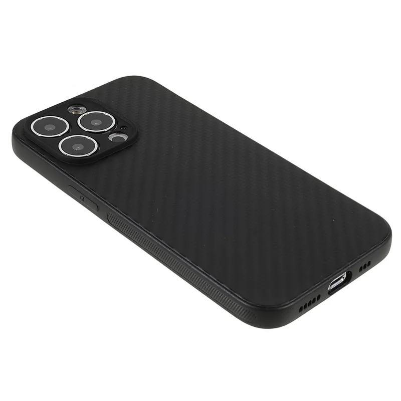Carbon Fiber TPU Protective Phone Case for iPhone 12 Pro/12