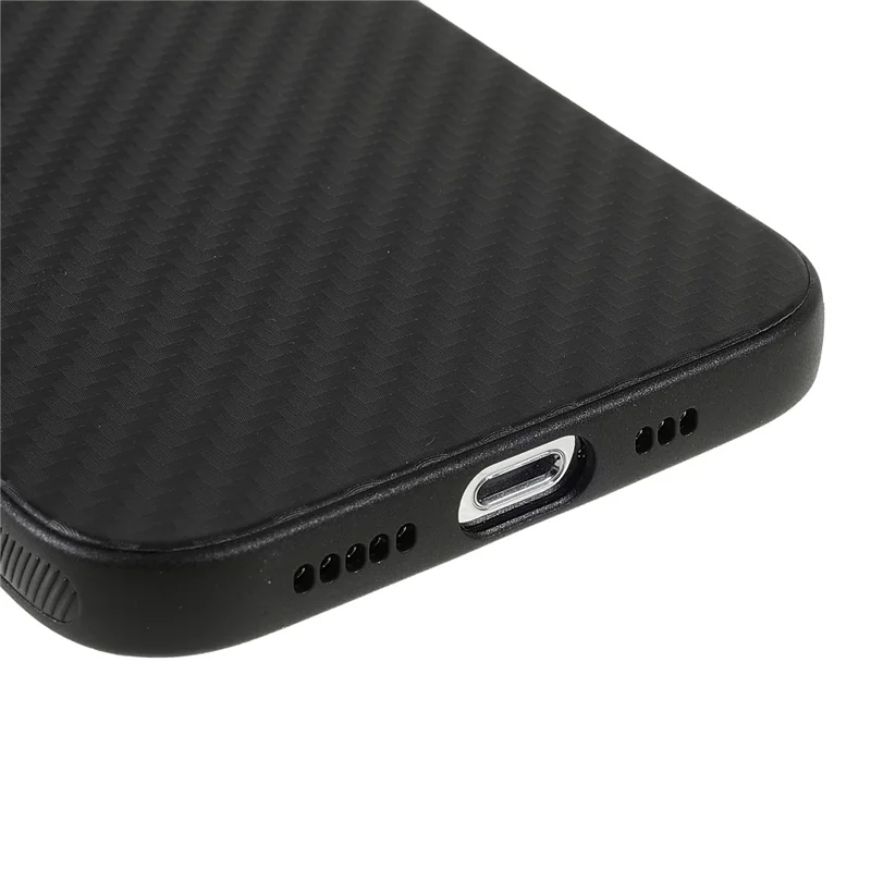 Carbon Fiber TPU Protective Phone Case for iPhone 12 Pro/12