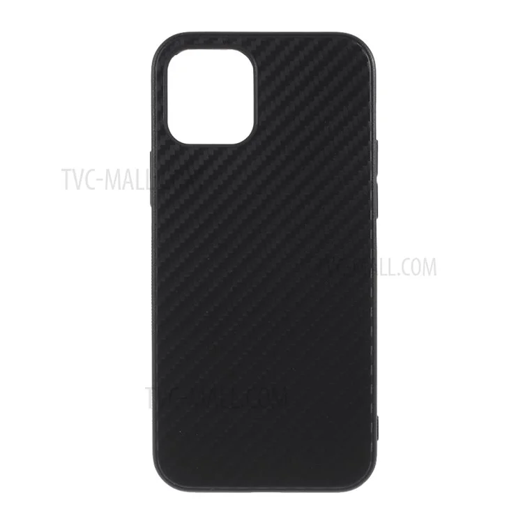 Carbon Fiber TPU Soft Mobile Phone Case for iPhone 12 Pro Max 6.7 inch