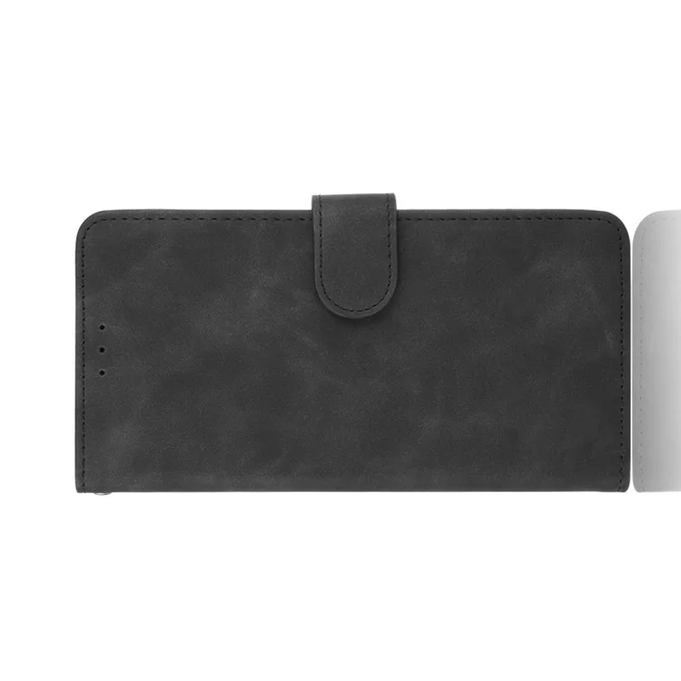 Stand Touch Portefeuille Couverture De Téléphone Portable En Cuir Pour IPhone 12 Mini - Noir