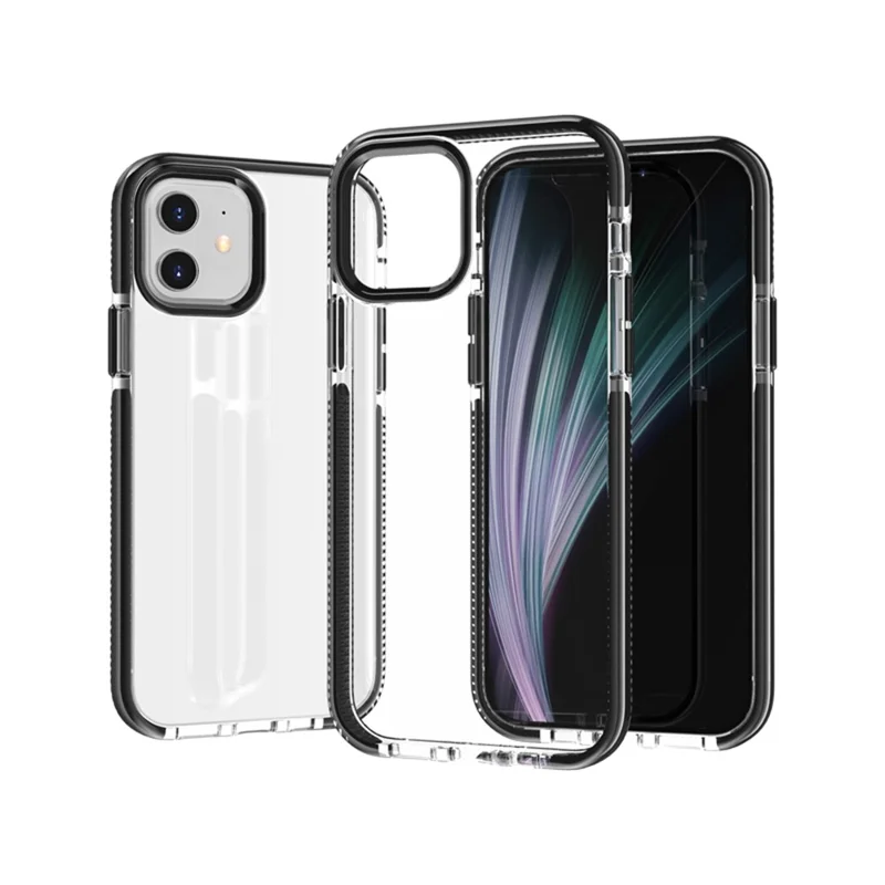 Soft TPU Phone Case for iPhone 12 Pro/12 - Black