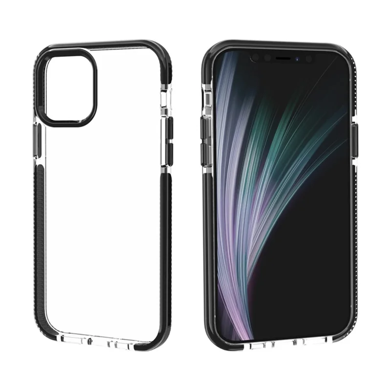 Soft TPU Phone Case for iPhone 12 Pro/12 - Black