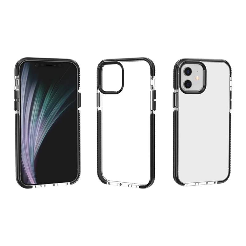 Soft TPU Phone Case for iPhone 12 Pro/12 - Black