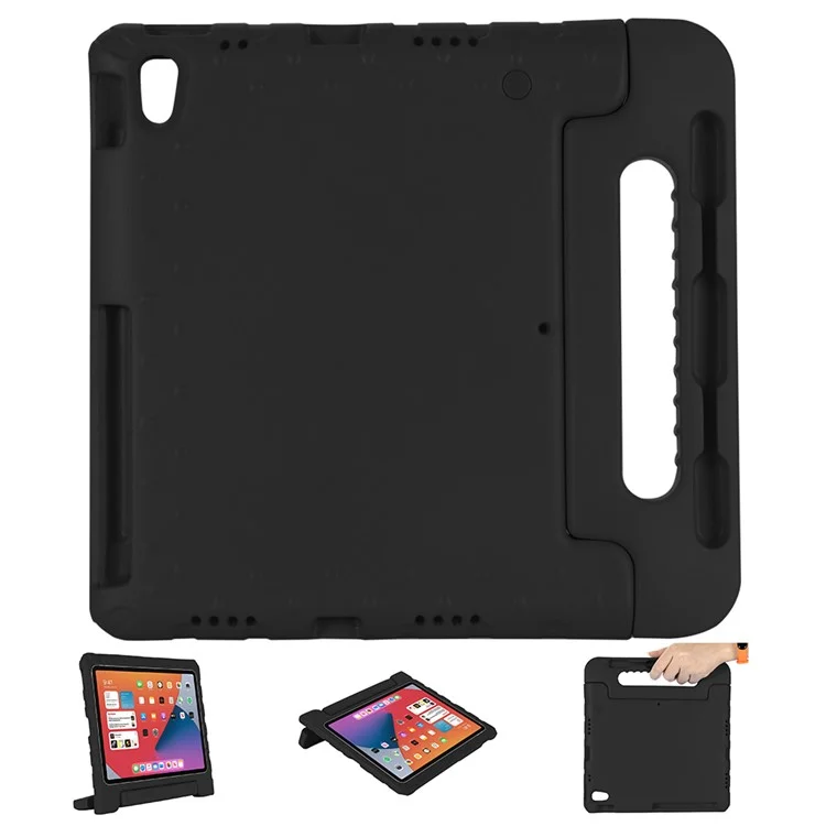 Shockproof EVA Foam Stand Shell Eco-friendly Kids Case for iPad Air (2020)/Air (2022) - Black