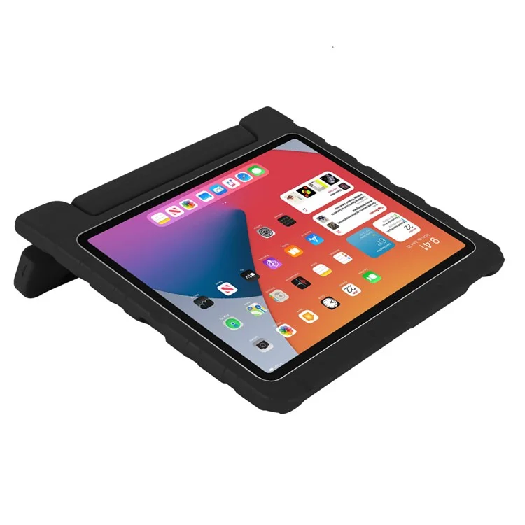 Shockproof EVA Foam Stand Shell Eco-friendly Kids Case for iPad Air (2020)/Air (2022) - Black