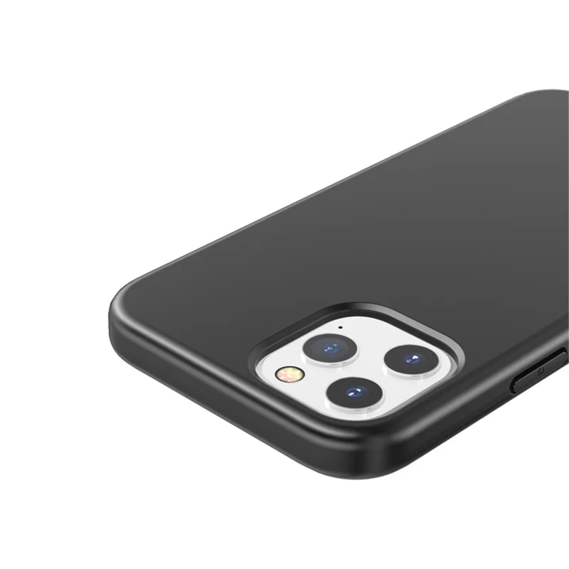 Anti-fingerprint PC + TPU Splashproof Protective Cover for iPhone 12 mini - Black