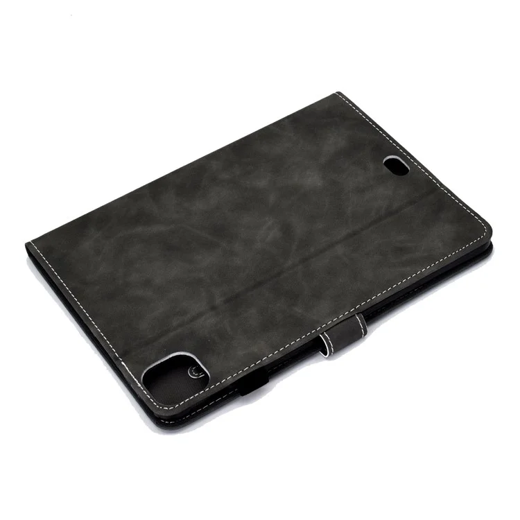 Coque de protection en cuir uni pour iPad Pro 11 pouces (2021) / Air 11 (2024) / Air (2020) / Air (2022) - Noir
