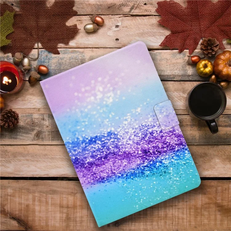 Pattern Printing Leather Stand Tablet Case for iPad Air 11 (2025) / (2024) / Air (2020) (2022) / Pro 11 (2021) - Glittery Powder