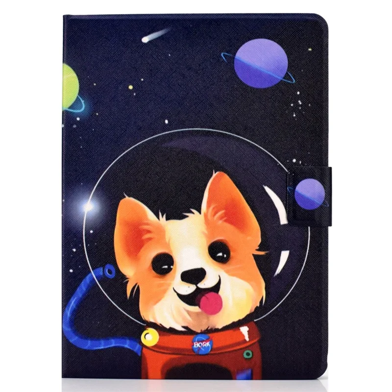 Custodia in Pelle con Stampa a Motivo e Supporto per Tablet iPad Air 11 (2025) / (2024) / Air (2020) (2022) / Pro 11 (2021) - Aerospace Dog