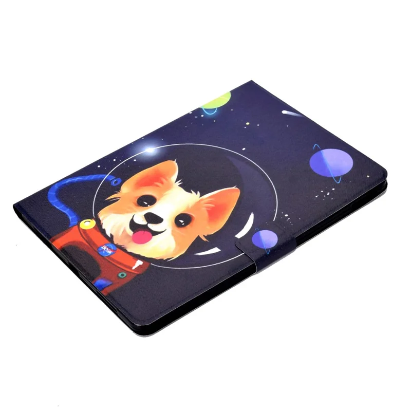 Custodia in Pelle con Stampa a Motivo e Supporto per Tablet iPad Air 11 (2025) / (2024) / Air (2020) (2022) / Pro 11 (2021) - Aerospace Dog