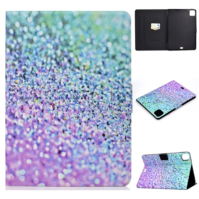 حالة جراب جلد بطباعة نمط للوحة iPad Air 11 (2025) / (2024) / Air (2020) (2022) / Pro 11 (2021) - عنصر لامع