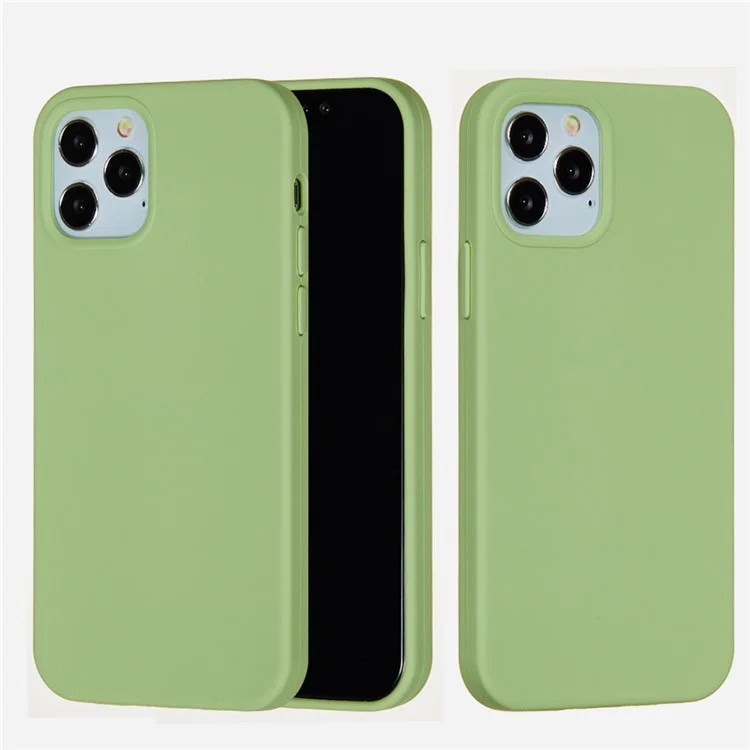 Custodia Per Telefoni Cellulari In Silicone Liquido Morbido Per IPhone 12 Mini Accessorio Del Telefono Colorato - Verde Chiaro