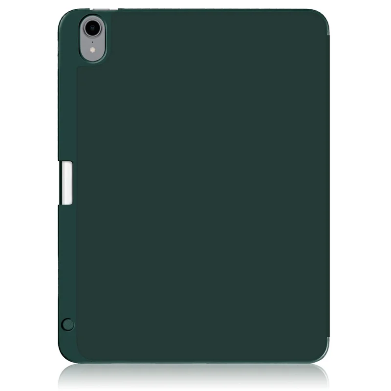 Capa Tripla em Pele Sintética PU com Suporte e Suporte para Lápis, com Função de Ativação/Desativação Automática para iPad Air 11 (2025) / (2024) / Air (2020) / Air (2022) - Verde