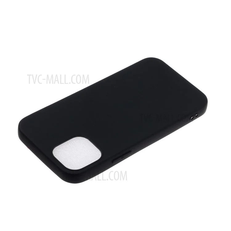 Flexible TPU Protector Mobile Phone Case for iPhone 12 Pro Max 6.7 inch - Black