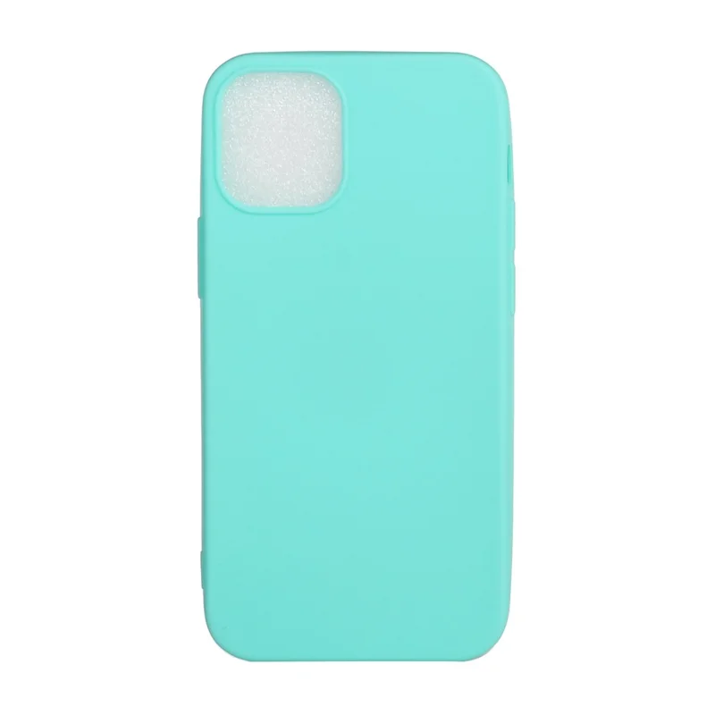 Flexible TPU Protector Mobile Phone Case for iPhone 12 Pro Max 6.7 inch - Cyan