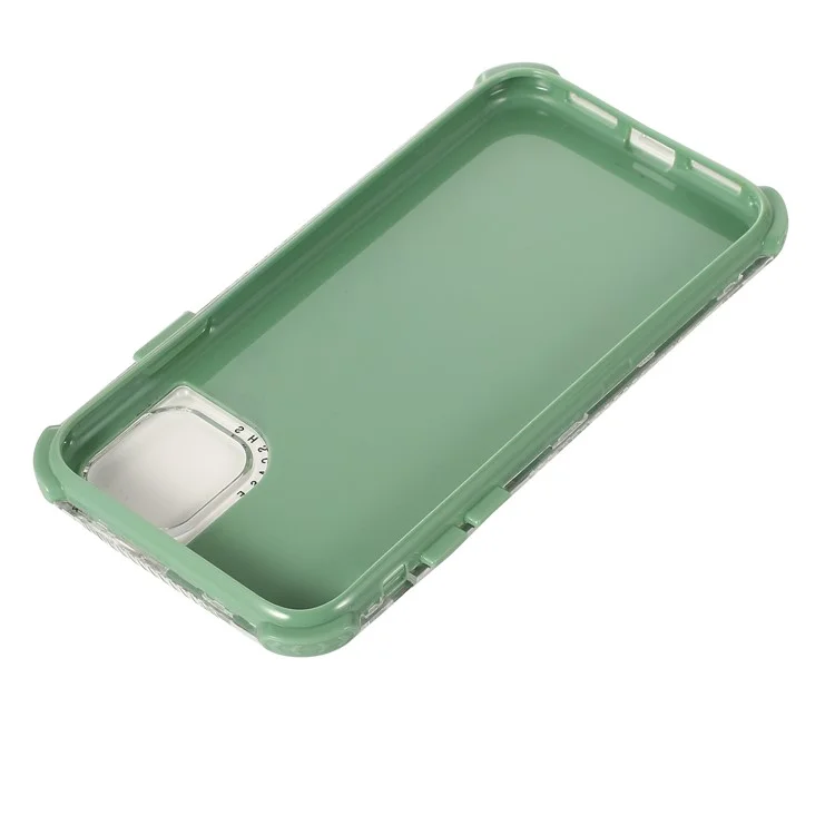 Hard PC+TPU Custodia protettiva staccabile per iPhone 12 Pro/12 - Verde