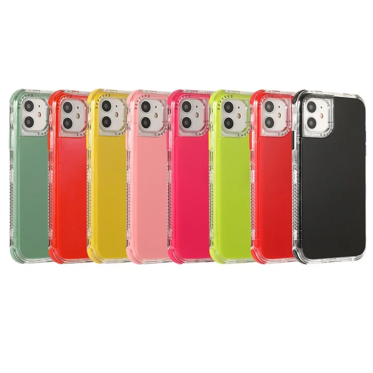 Hard PC+TPU Custodia protettiva staccabile per iPhone 12 Pro/12 - Verde