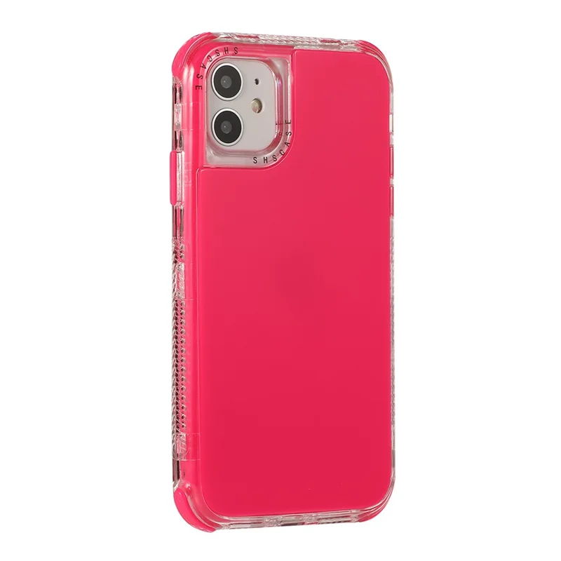 Hard PC+TPU Detachable Protective Case for iPhone 12 Pro/12 - Rose